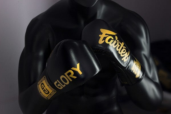 Fairtex Rękawice Bokserskie ze skóry naturalnej BGLG1 Czarne