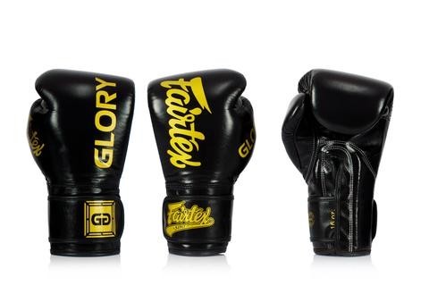 Fairtex Rękawice Bokserskie ze skóry naturalnej BGVG1 Czarne