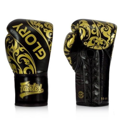 Fairtex Rękawice Bokserskie ze skóry naturalnej BGLG2 Czarne