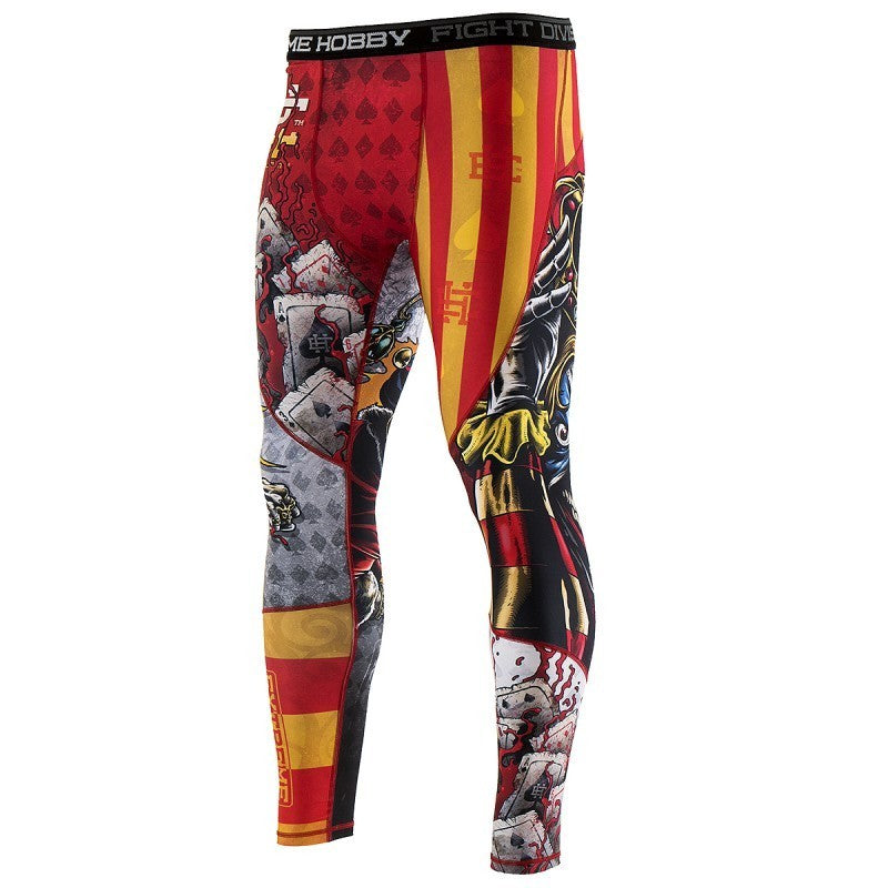 Extreme Hobby Legginsy Treningowe Męskie Killercards II