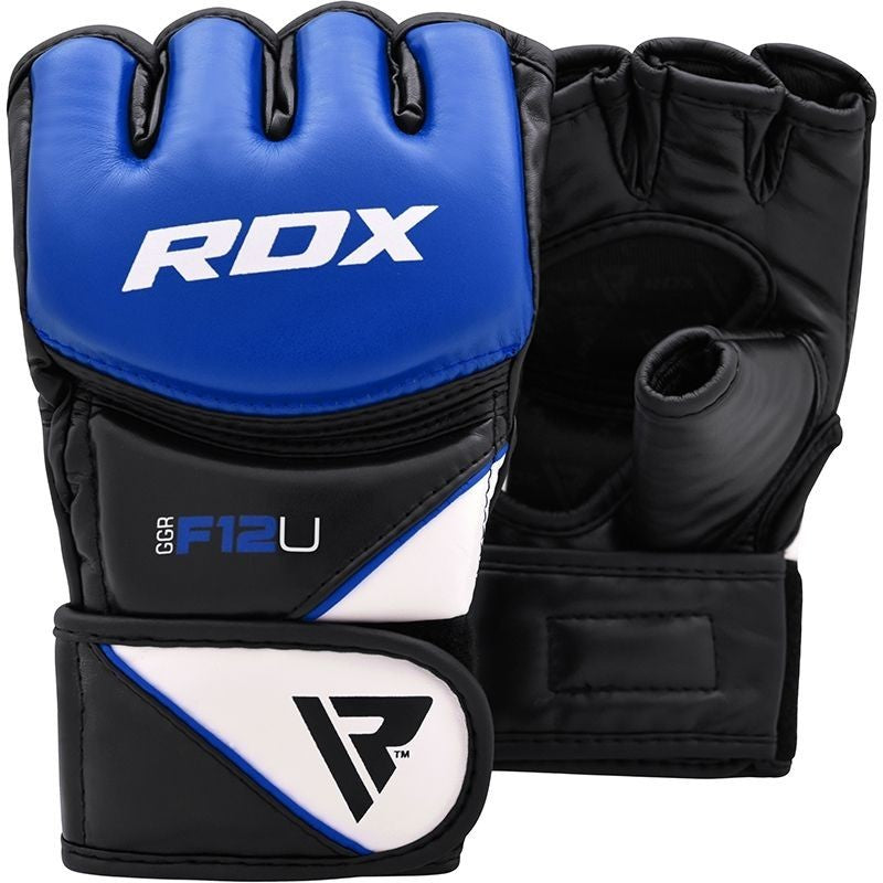 RDX Rękawice do MMA GGRF-12 Niebieskie