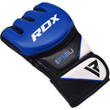 RDX Rękawice do MMA GGRF-12 Niebieskie