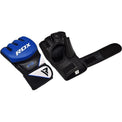 RDX Rękawice do MMA GGRF-12 Niebieskie