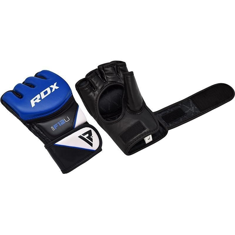 RDX Rękawice do MMA GGRF-12 Niebieskie