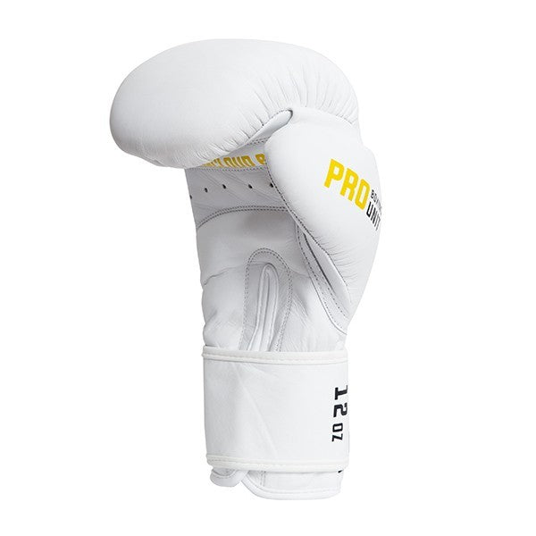 StormCloud Rękawice bokserskie ze skóry naturalnej Boxing Pro Białe