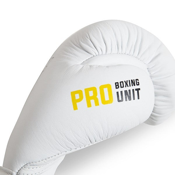 StormCloud Rękawice bokserskie ze skóry naturalnej Boxing Pro Białe