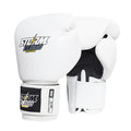 StormCloud Rękawice Muay Thai ze skóry naturalnej Blizzard Classic Białe