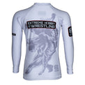 Extreme Hobby Rashguard Dziecięcy Wrestling Długi Rękaw Biały