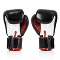 Fairtex Rękawice Bokserskie ze skóry naturalnej BGV1 Czarne/Białe/Czerwone