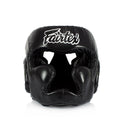 Fairtex Kask Bokserski HG13 z Ochroną Nosa Czarny/Czarny