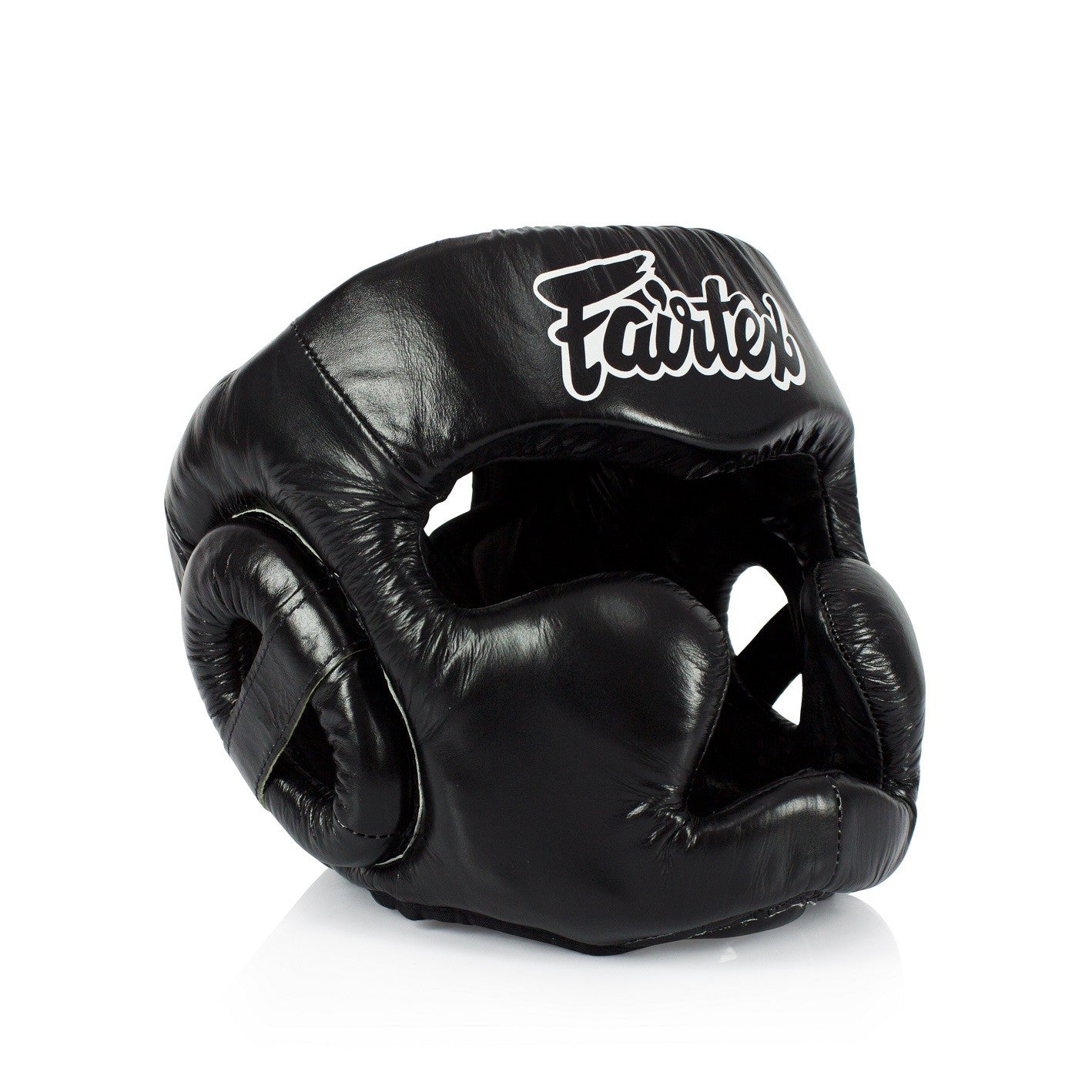 Fairtex Kask Bokserski HG13 z Ochroną Nosa Czarny/Czarny