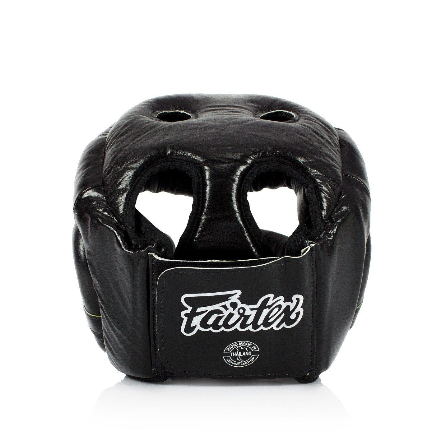 Fairtex Kask Bokserski HG13 z Ochroną Nosa Czarny/Czarny