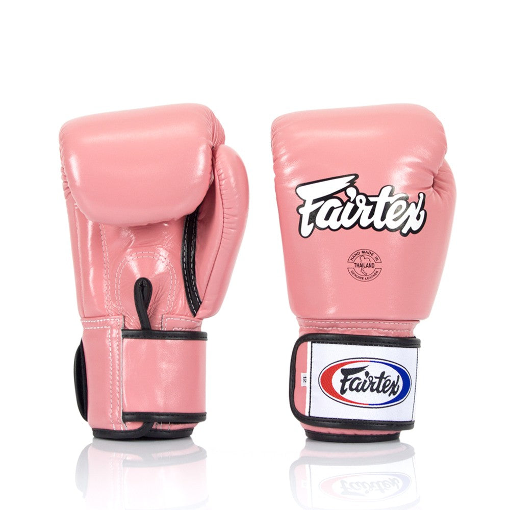 Fairtex Rękawice Bokserskie ze skóry naturalnej BGV1 Różowe