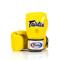 Fairtex Rękawice Bokserskie ze skóry naturalnej BGV1 Żółte