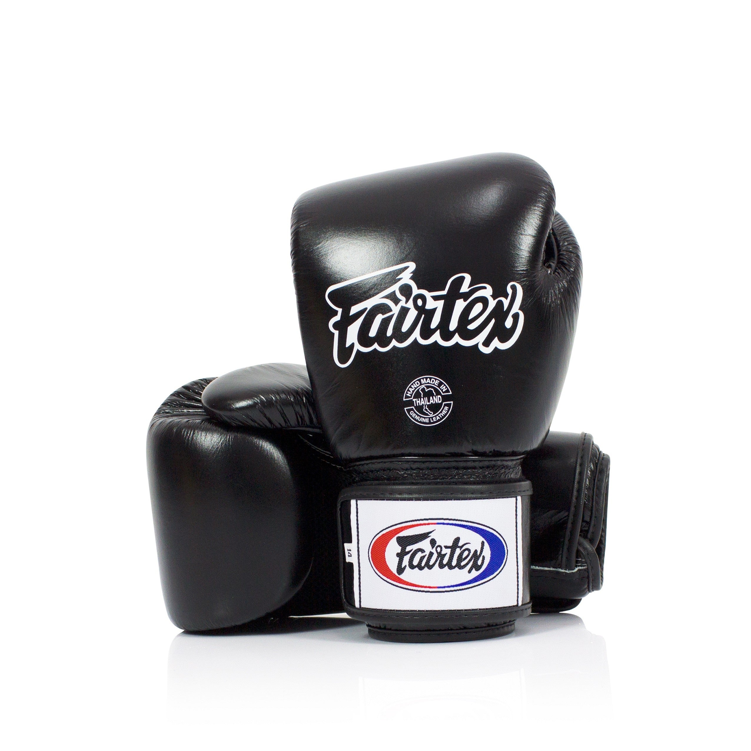 Fairtex Rękawice Bokserskie ze skóry naturalnej BGV1 Breathable Czarne