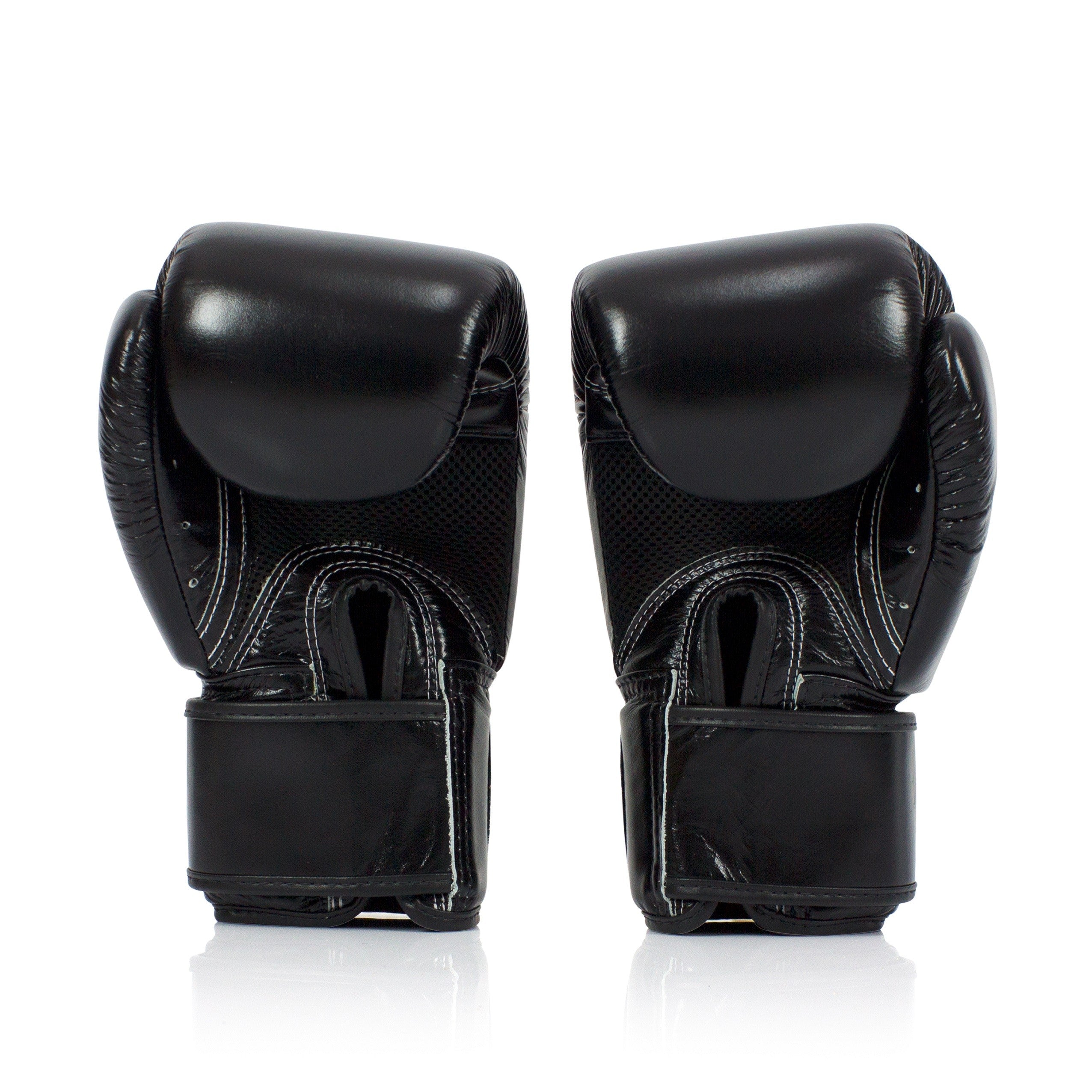 Fairtex Rękawice Bokserskie ze skóry naturalnej BGV1 Breathable Czarne