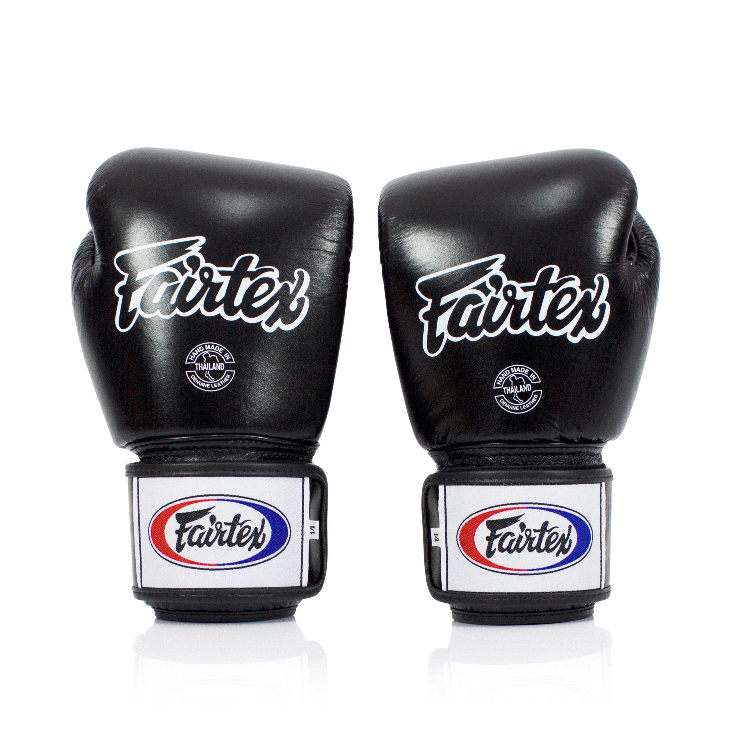 Fairtex Rękawice Bokserskie ze skóry naturalnej BGV1 Breathable Czarne