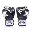 Fairtex Rękawice Bokserskie ze skóry naturalnej BGV1 Nation Niebieskie