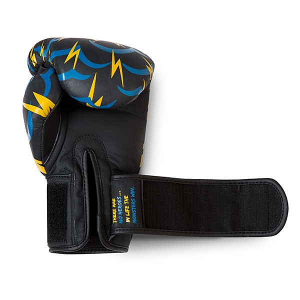 StormCloud Rękawice ze skóry naturalnej do Muay Thai Blizzard Monstercloud Czarne