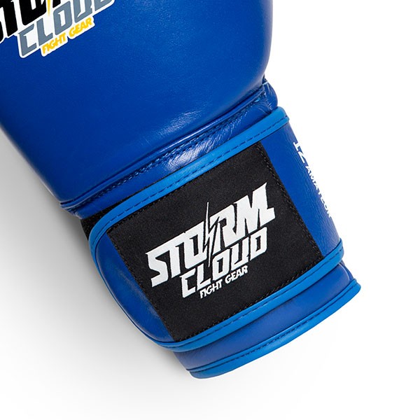 StormCloud Rękawice Bokserskie ze skóry naturalnej Turniejowe Competitor Niebieskie