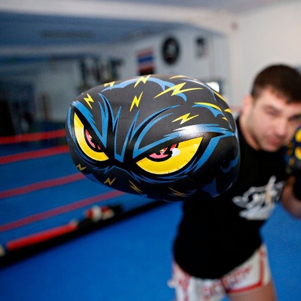 StormCloud Rękawice ze skóry naturalnej do Muay Thai Blizzard Monstercloud Czarne