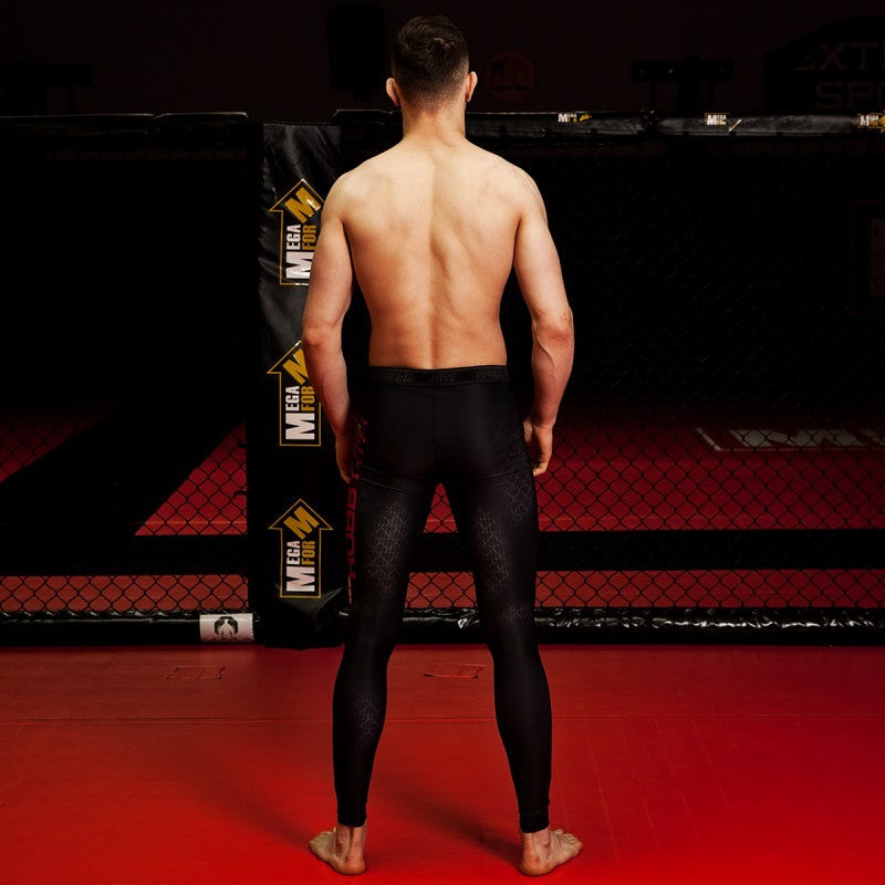 Extreme Hobby Legginsy Treningowe Męskie Black Armour