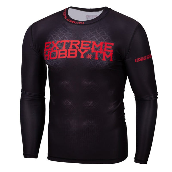Extreme Hobby Rashguard Męski Black Armour Długi Rękaw
