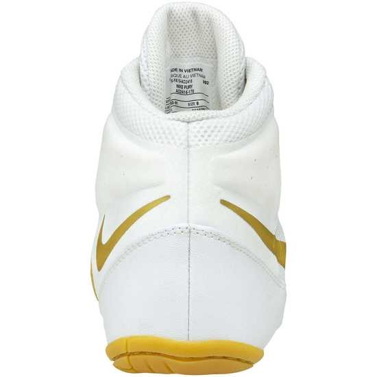 Nike Buty Zapaśnicze Fury Białe/Złote