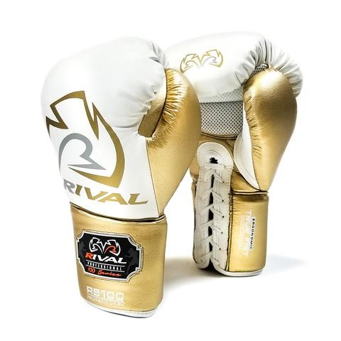 Rival Rękawice bokserskie sparingowe RS100 Professional Białe