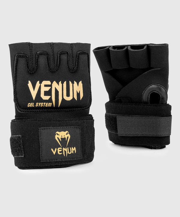 Venum Gel Kontact Hand Wrap Owijki Bokserskie - Bandaże Żelowe Czarny/Złoty