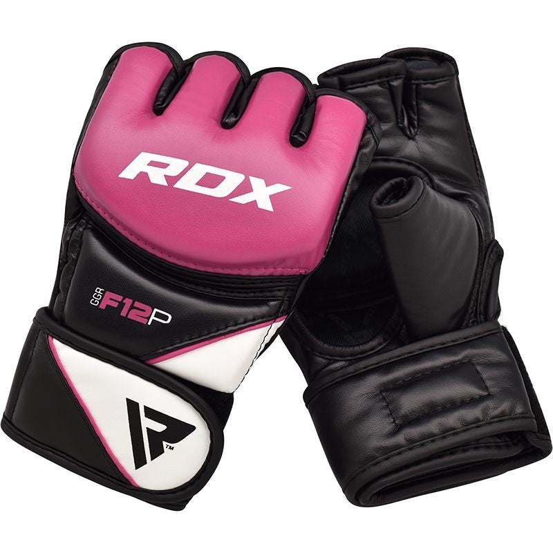 RDX Rękawice MMA GGRF-12 Różowe