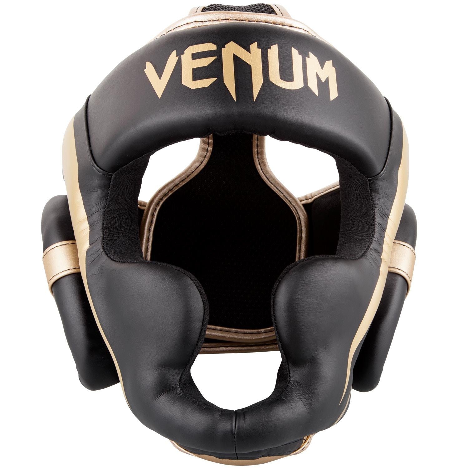 Venum Kask Bokserski Elite Czarny/Złoty
