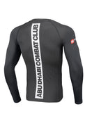 Pitbull Rashguard Męski ADCC Hilltop Długi Rękaw Szary