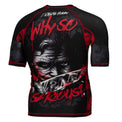 Extreme Hobby Rashguard Męski Why So Serious Krótki Rękaw