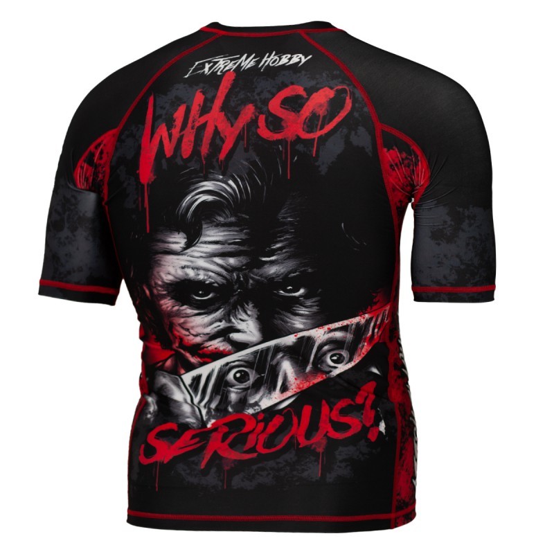Extreme Hobby Rashguard Męski Why So Serious Krótki Rękaw