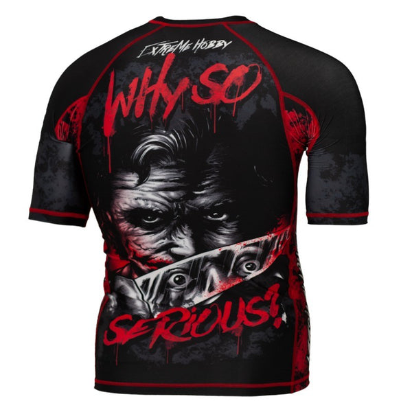 Extreme Hobby Rashguard Męski Why So Serious Krótki Rękaw