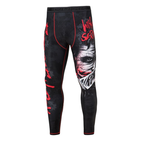 Extreme Hobby Legginsy Treningowe Męskie Why So Serious