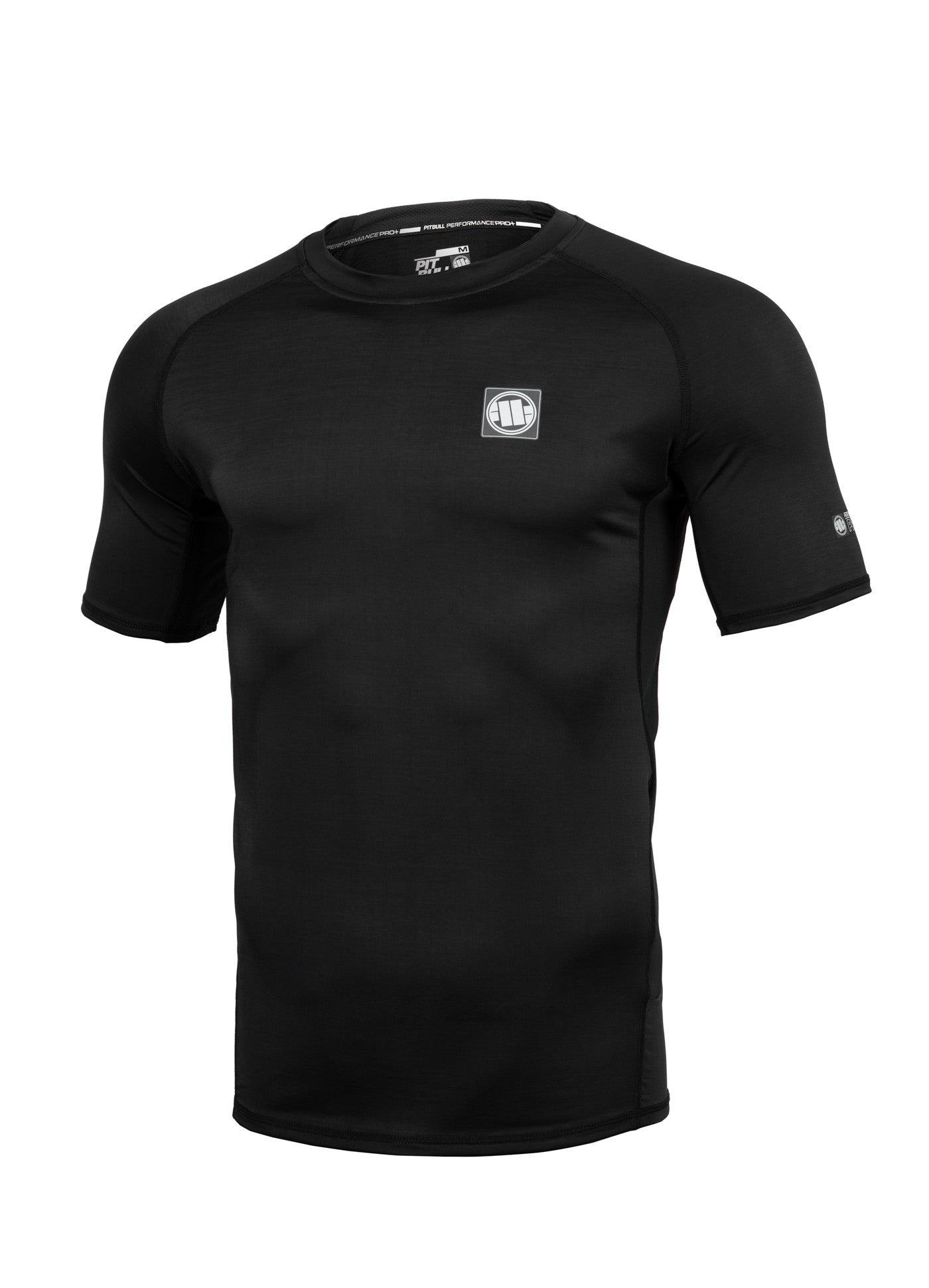 Pitbull Rashguard Męski Performance Pro Plus Small Logo Czarny