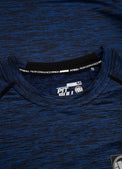 Pitbull Rashguard Męski Performance Pro Plus Small Logo Melanż Niebieski