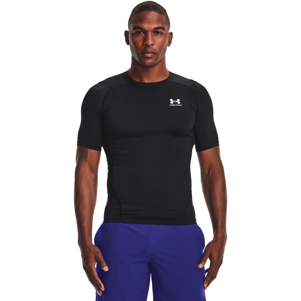Under Armour Rashguard HeatGear Shortsleeve Czarny