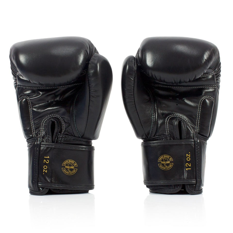 Fairtex Rękawice Bokserskie ze skóry naturalnej BGV19 Czarne