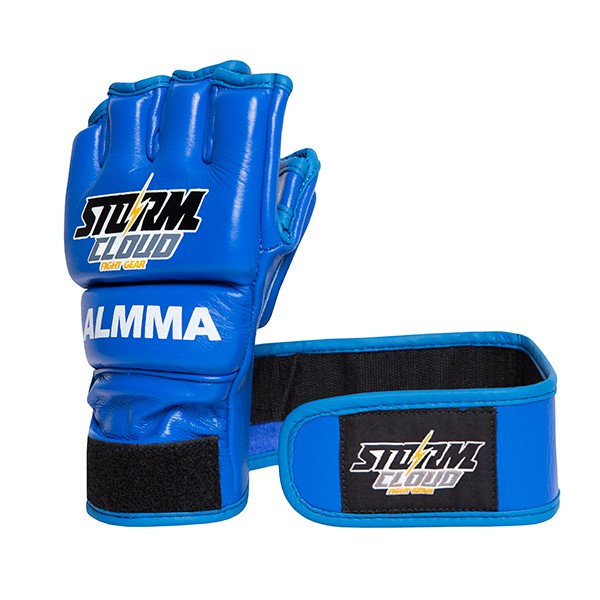 StormCloud Rękawice MMA ALMMA 4oz Niebieskie
