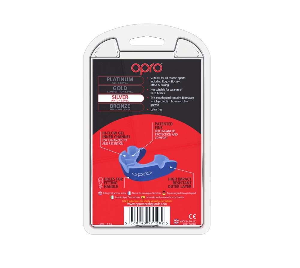 Opro Ochraniacz Na Zęby Dla Dzieci Silver GEN4 Niebieski