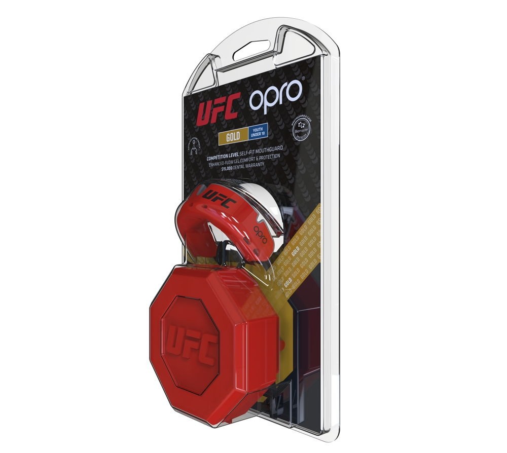 Opro Ochraniacz Na Zęby Dla Dzieci UFC Gold Czerwony