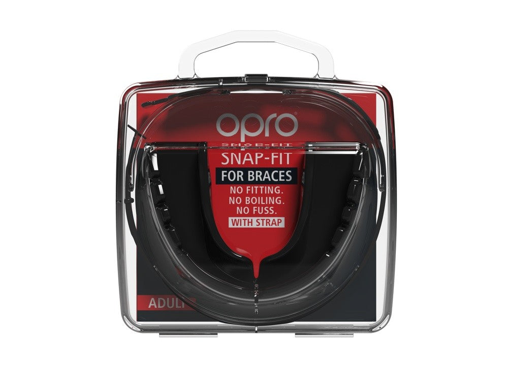 Opro Ochraniacz na Zęby Snap Fit Braces Czarny (do aparatów)