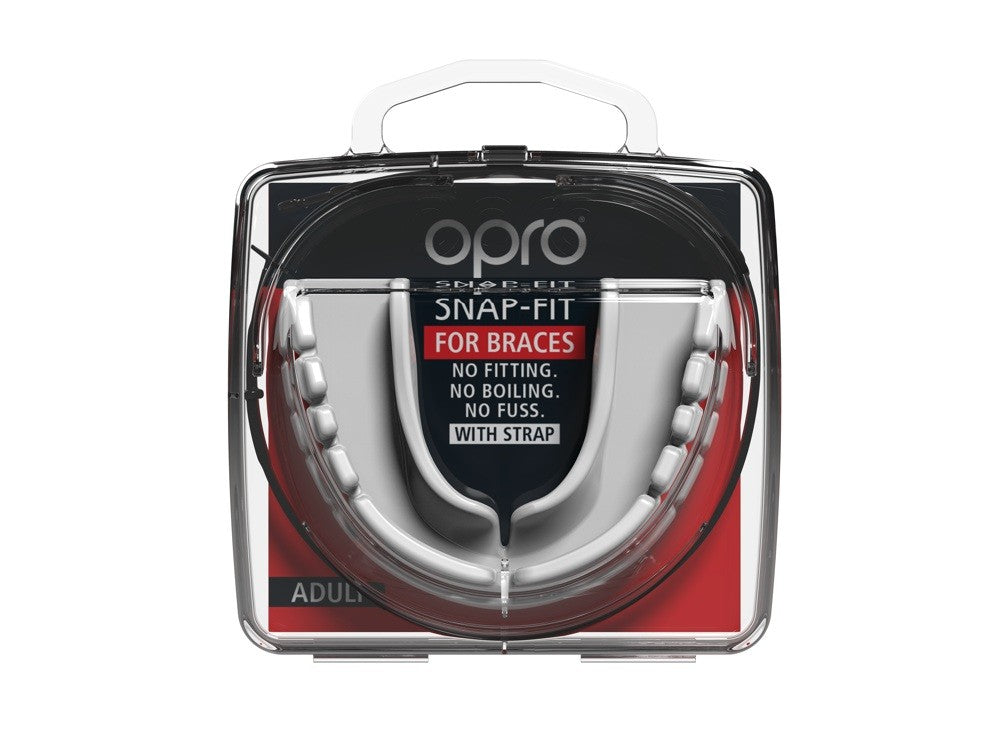 Opro Ochraniacz na Zęby Snap Fit Braces Biały (do aparatów)