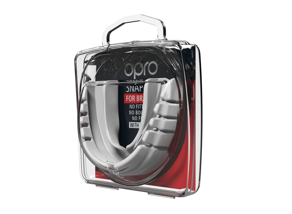 Opro Ochraniacz na Zęby Snap Fit Braces Biały (do aparatów)