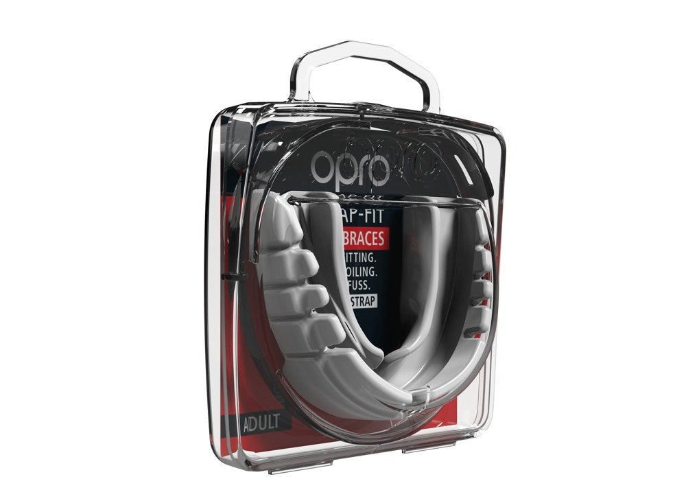 Opro Ochraniacz na Zęby Snap Fit Braces Biały (do aparatów)