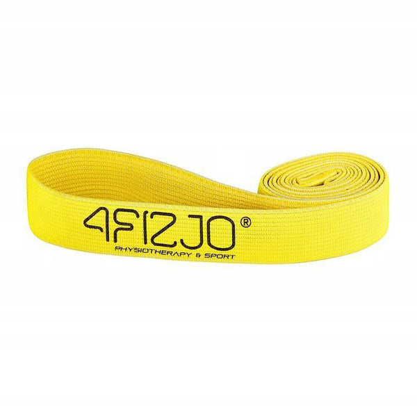4FIZJO Guma materiałowa Flex Band długa - żółta (opór 27-35 kg)