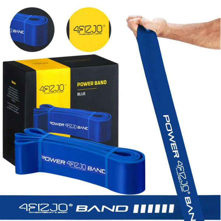 4FIZJO Guma oporowa POWER BAND 36-48 kg niebieska